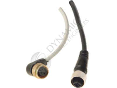 M12 Right Angle Connector-3Core