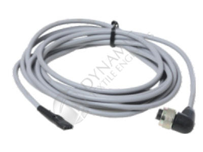 M12 Right Angle Double End Connector - 3Core